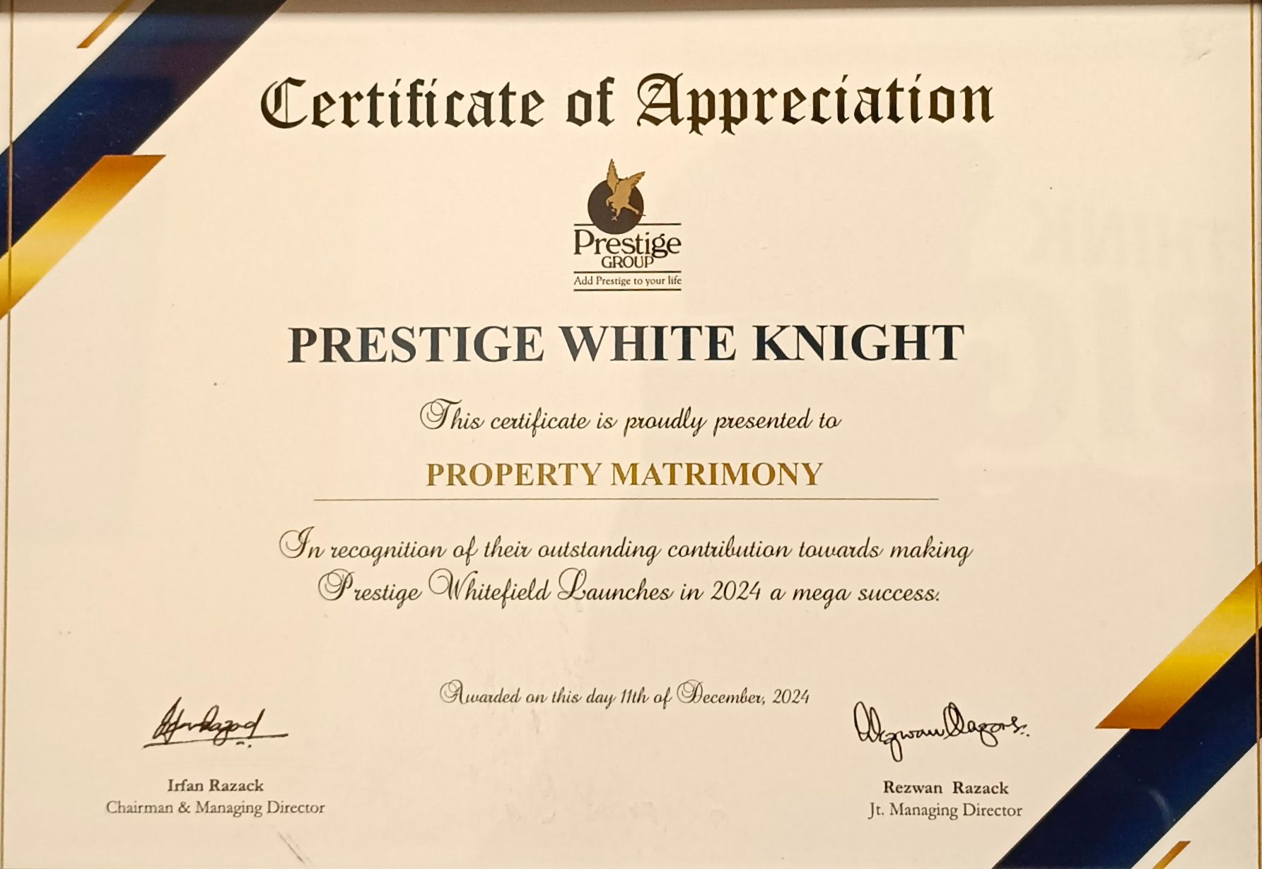 Property Matrimony award recognition 2026 10 14 11 59 19