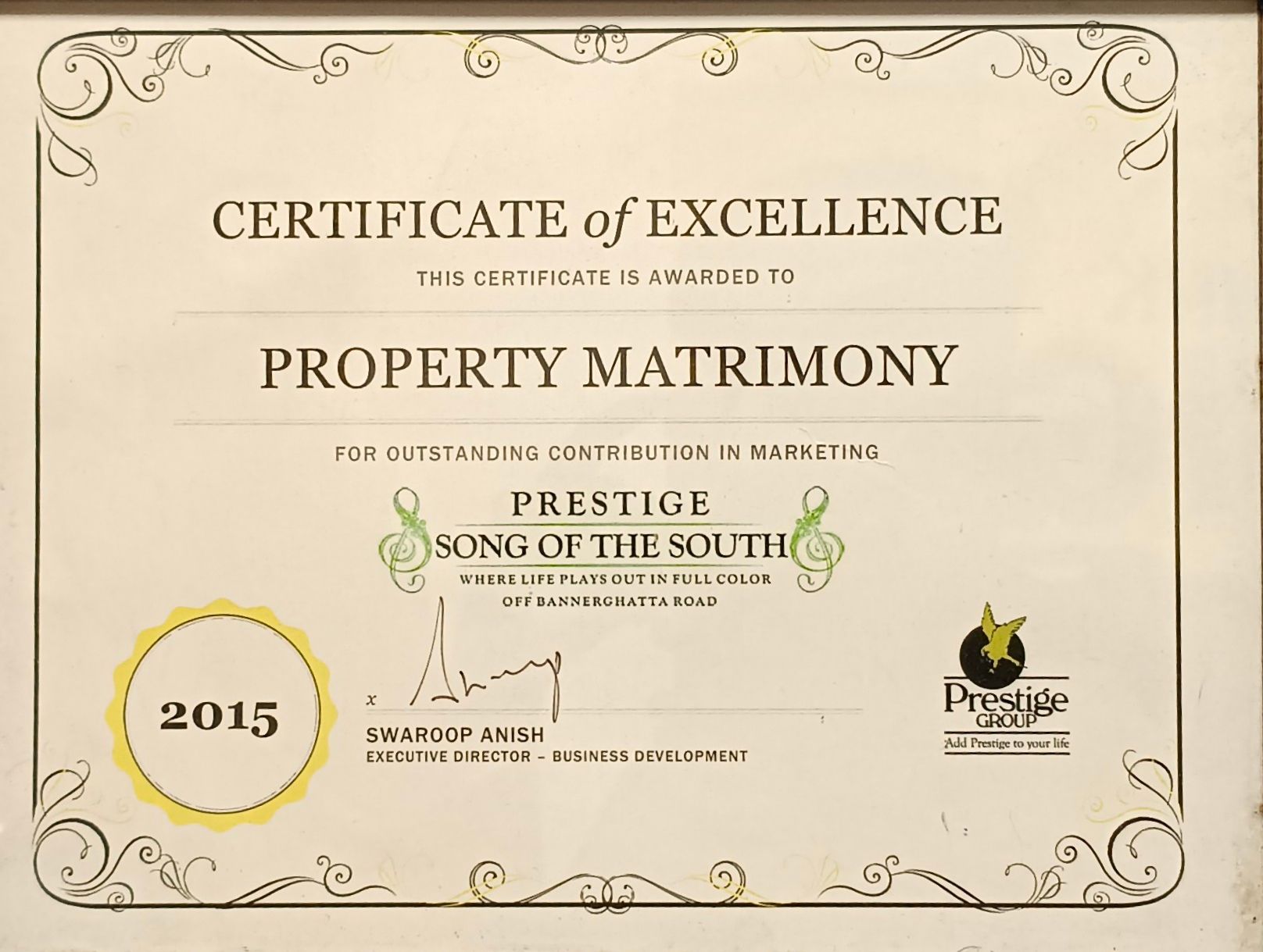 Property Matrimony award recognition 2026 10 14 12 01 33