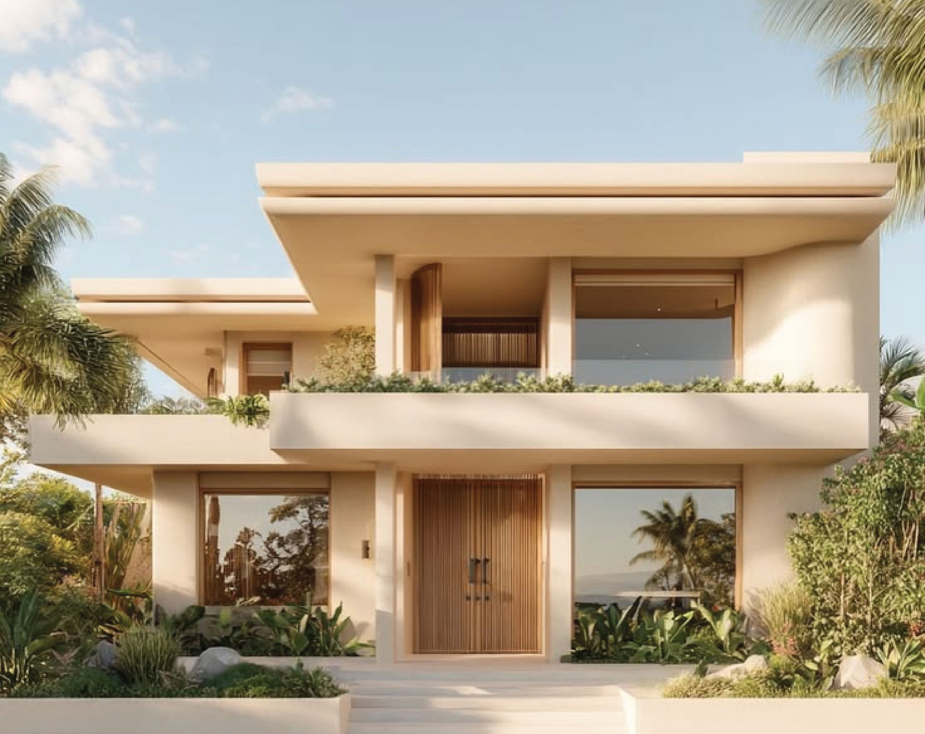 Residential homes, apartments, and villas